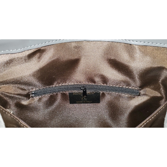 Renata Corsi Grey Leather Handbag/Crossbody - Picture 3 of 5